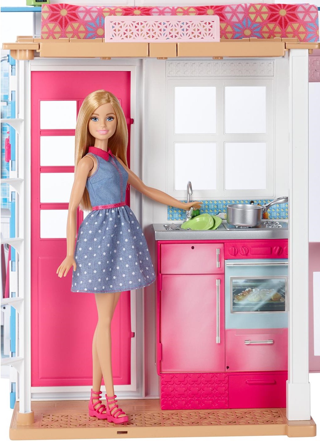 Игровой набор – Домик и кукла Barbie  